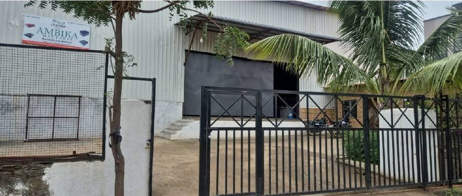 Ambika Mattresses factory gate, Yewalwadi, Pune