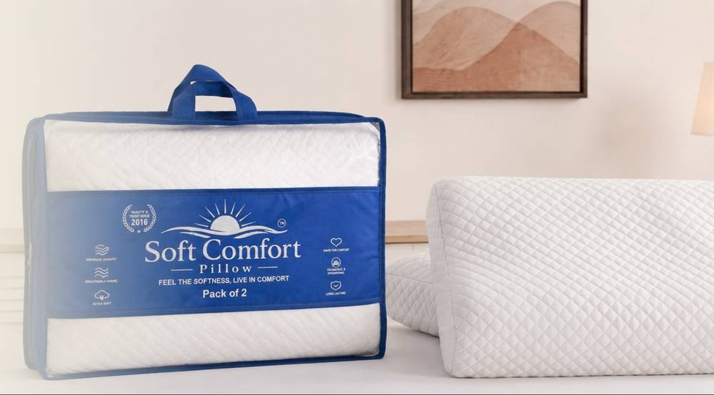 Orthopedic Memory Pillow, pack of 2