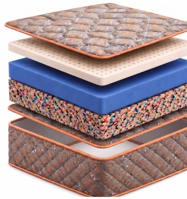 Layers inside the Sukoon Luxury Latex Mattress